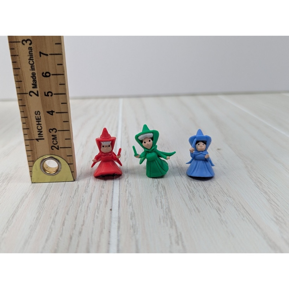 Disney Princess Little Kingdom Aurora Sleeping Beauty Fairy Godmothers Doll set - Picture 12 of 13